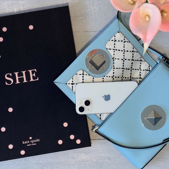 kate spade Handbags - Kate Spade New York Newbury Lane Sally Crossbody Blue Hydrangea
